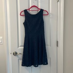 Navy Blue Speechless Classic Holiday dress